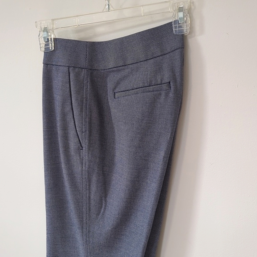 LOFT Navy/White Multi Julie Pants